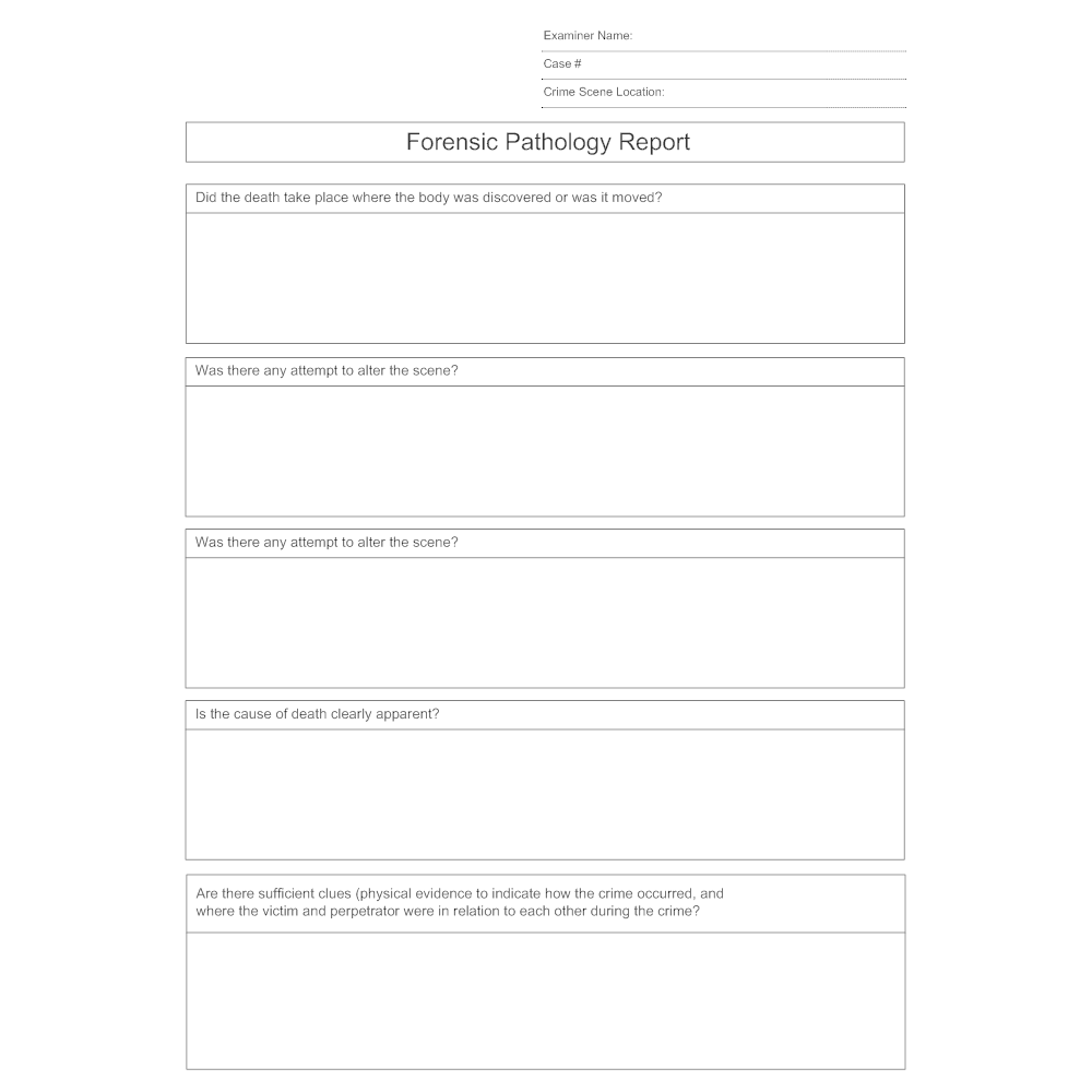 Example Image: Weapon Forensic Pathology Report