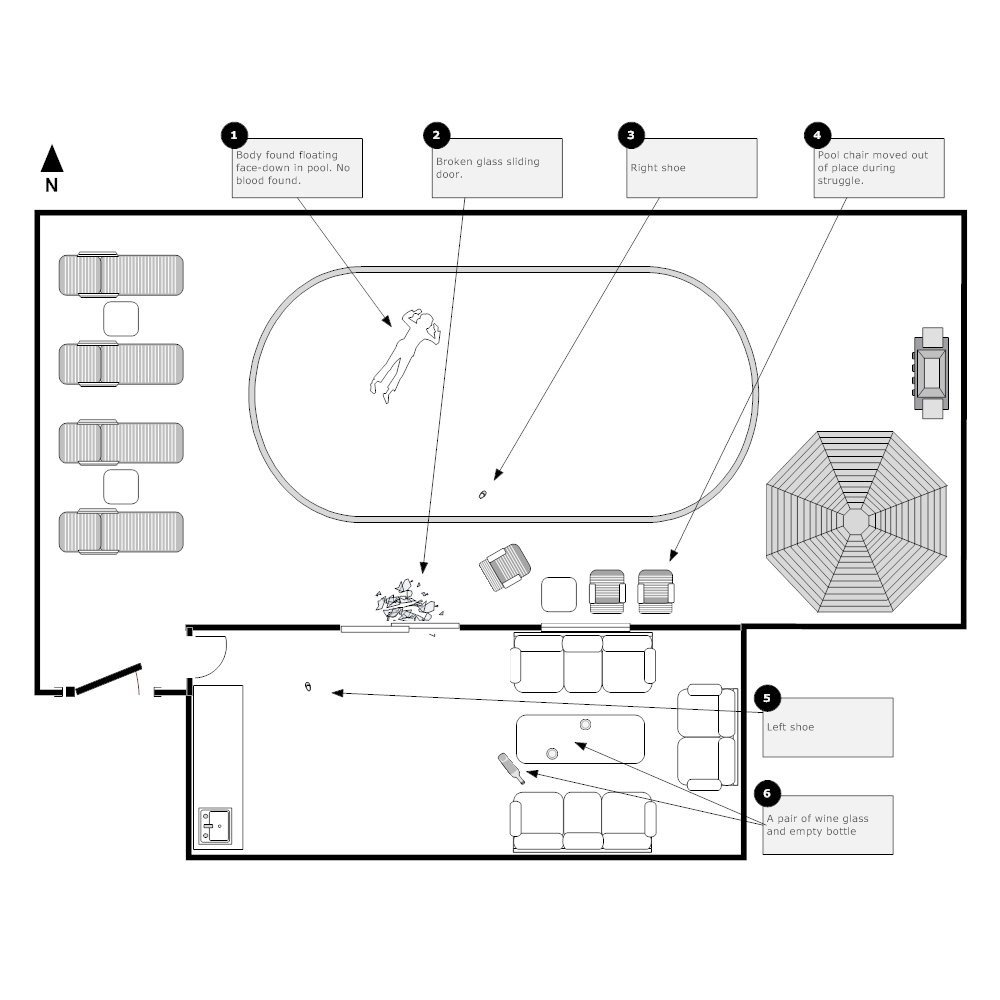 Example Image: Crime Scene - Pool