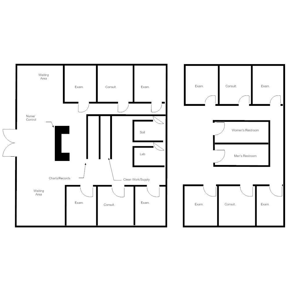 Example Image: Healthcare Facility Plan - Clinic