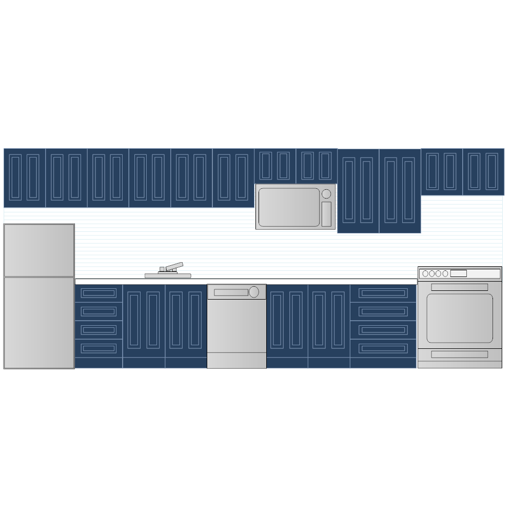 Example Image: Kitchen Elevation - 2