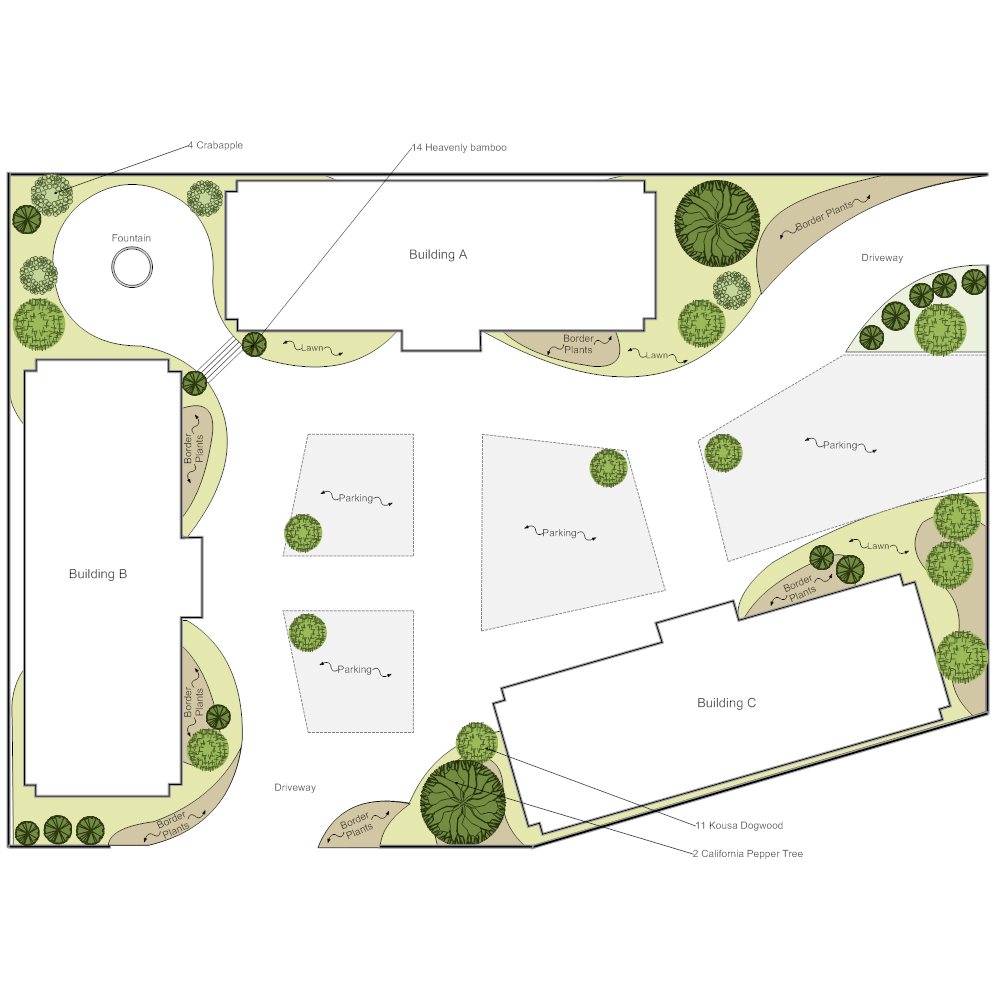 Example Image: Commercial Landscape Plan