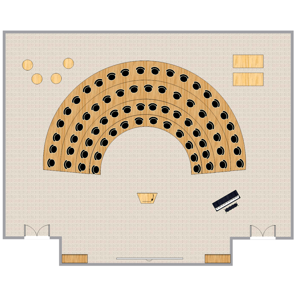 Example Image: Band Room Seating Chart