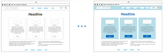 Wireframe vs prototype