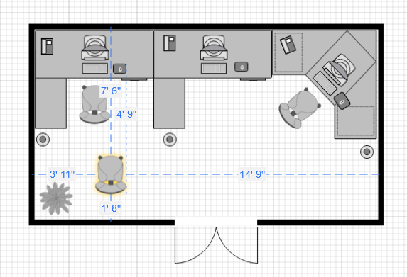 Using guides to build floor plans