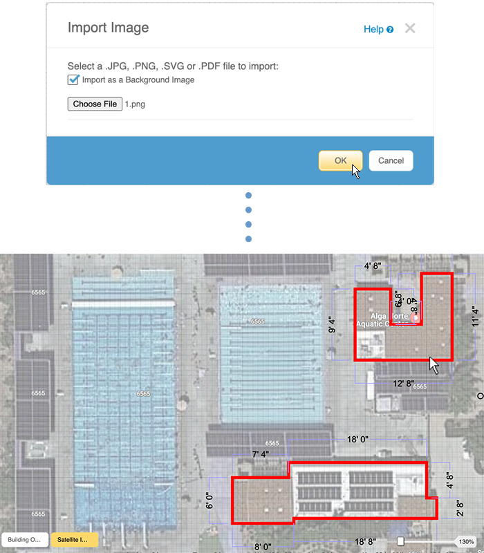 Add Background Image to Floor Plan